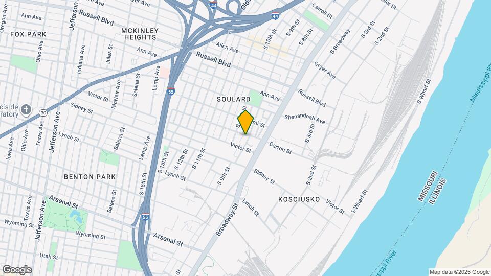 906 Barton St Map and Location Details