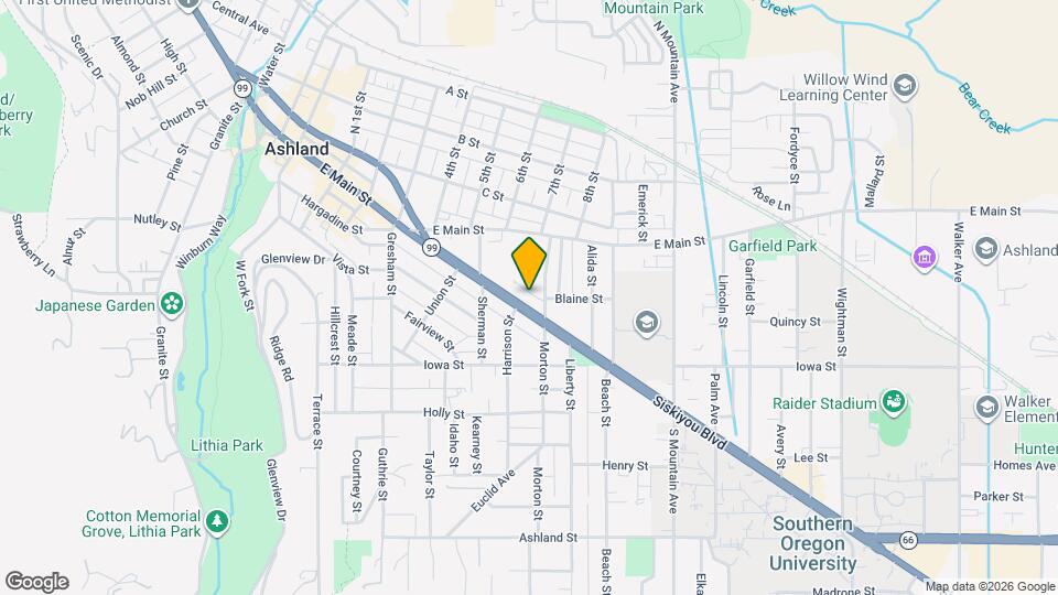 657 Siskiyou Blvd, Unit 1 Mapa y Detalles de la Ubicación