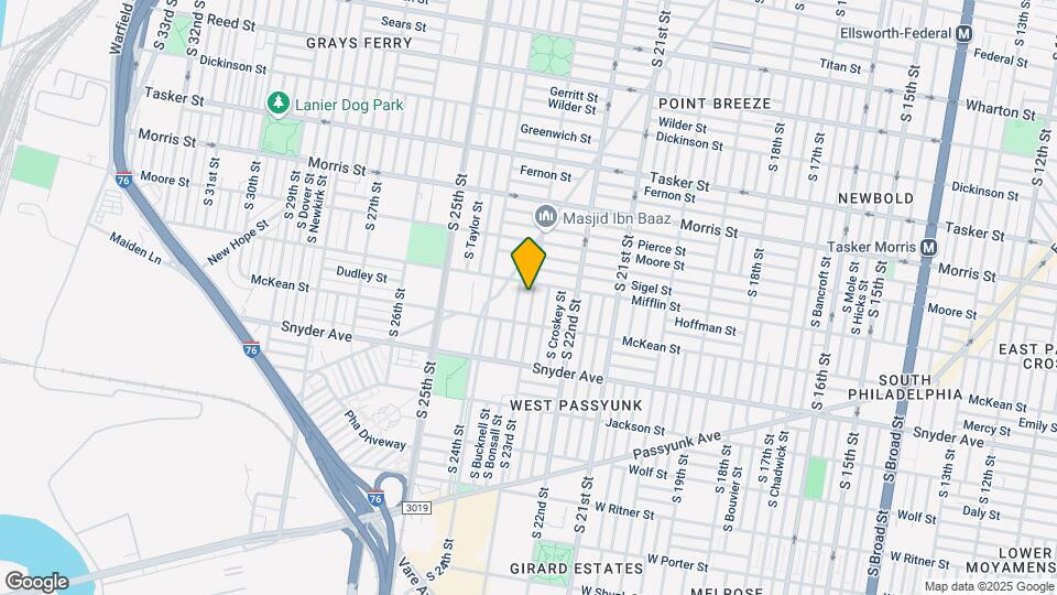 1916 S 23rd St Map and Location Details