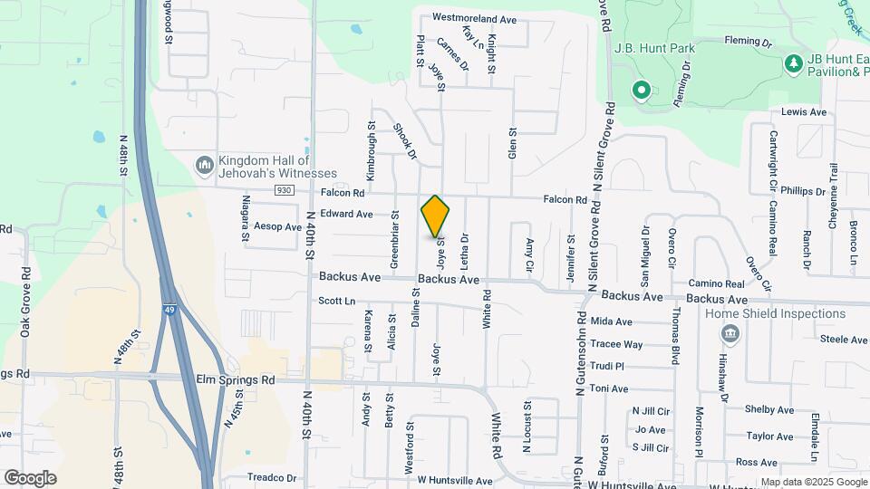 1402 Joye St Map and Location Details