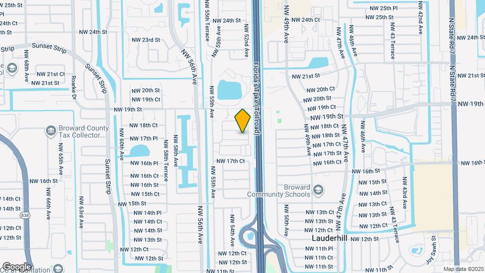 5209 NW 18th St Map and Location Details