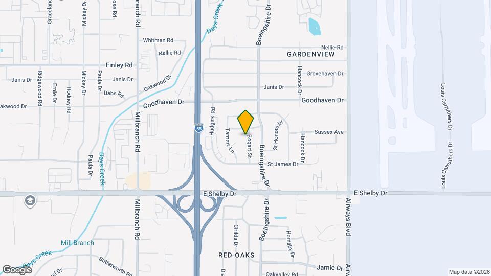 4541 Bogart St Map and Location Details