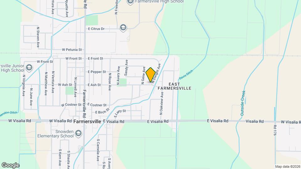 564 N Dwight Ave Map and Location Details