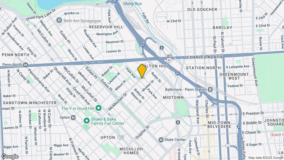 1531 Park Ave Mapa y Detalles de la Ubicación