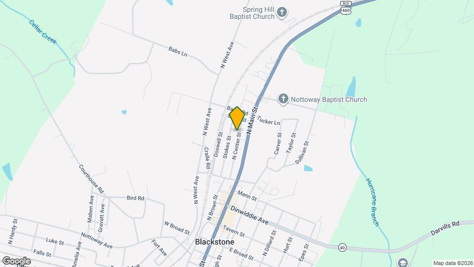 535 Center St Map and Location Details