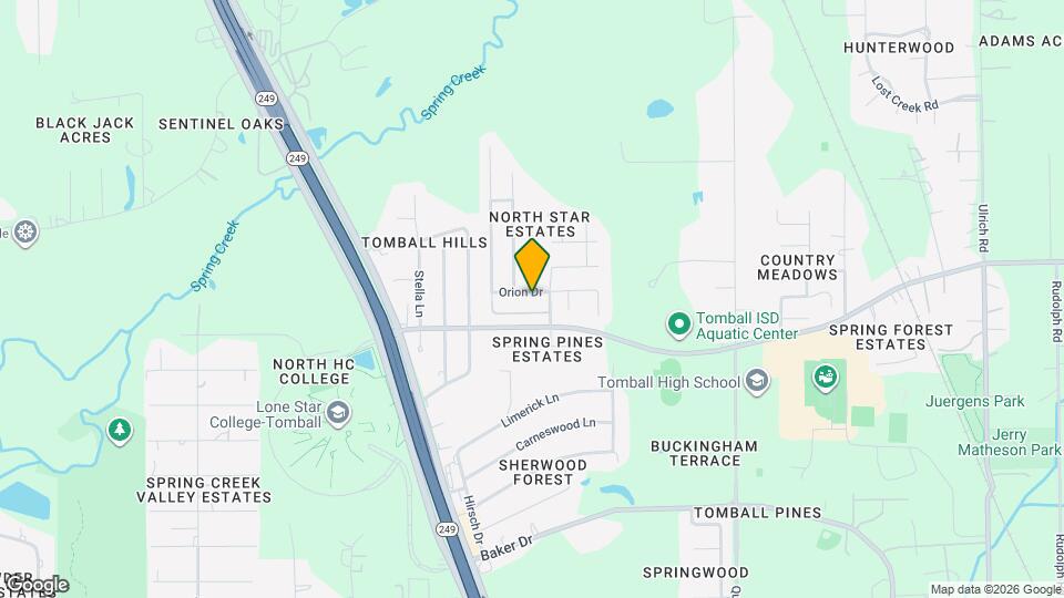 14211 Orion Dr Map and Location Details