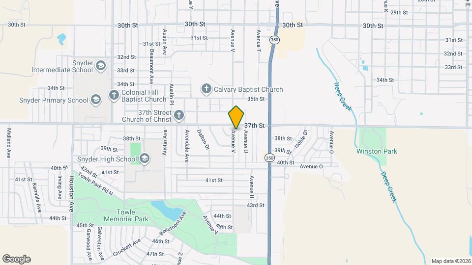 3718 Avenue V Mapa y Detalles de la Ubicación