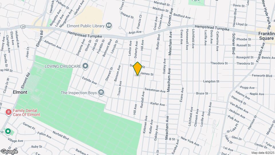 216 Hill Ave Map and Location Details