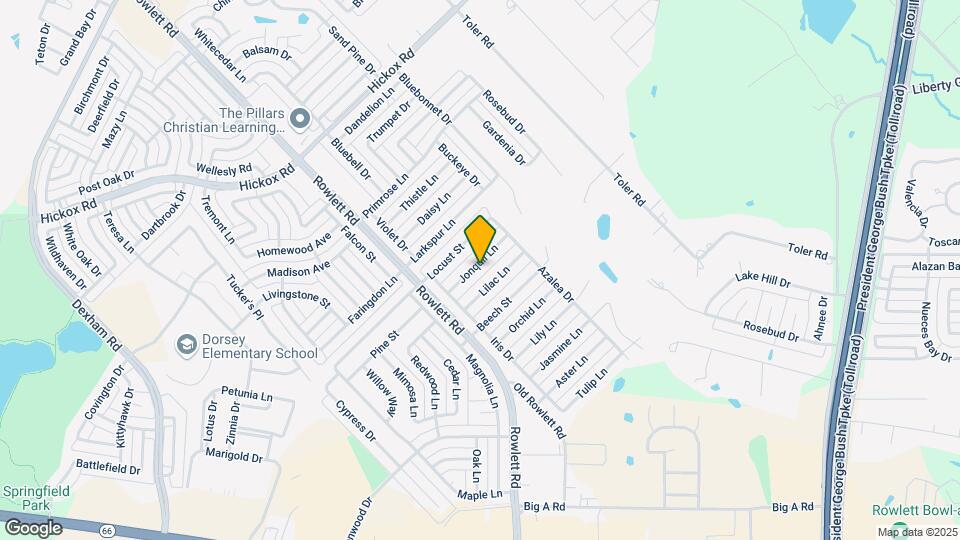 3420 Jonquil Ln Mapa y Detalles de la Ubicación
