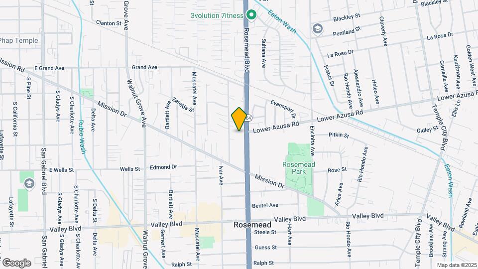 4423 N Rosemead Blvd Mapa y Detalles de la Ubicación