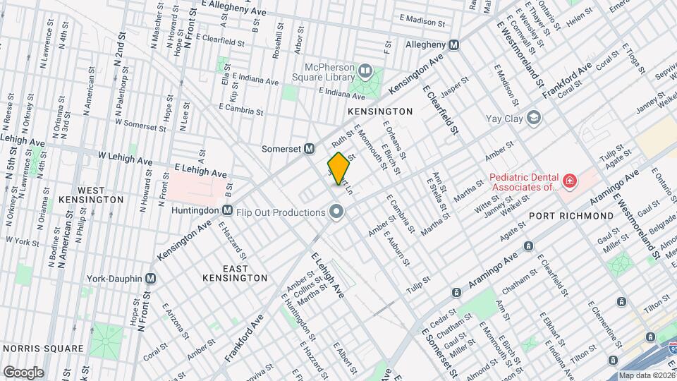 2812 Emerald St Map and Location Details