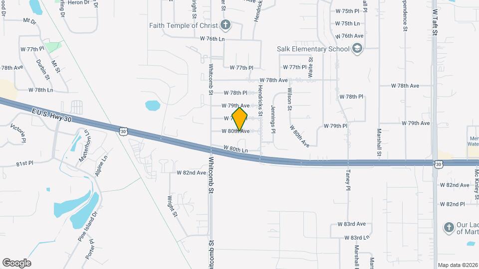 3661 W 80th Ave Map and Location Details