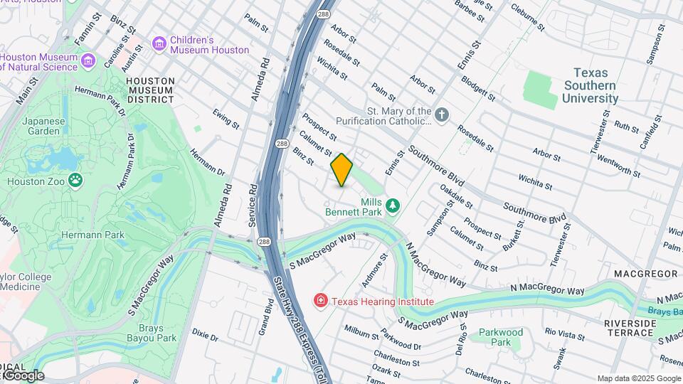2609 Riverside Dr Map and Location Details
