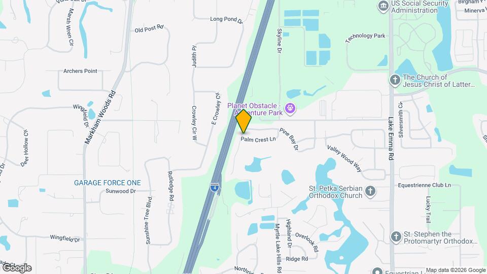 1709 Pine Bay Dr Map and Location Details