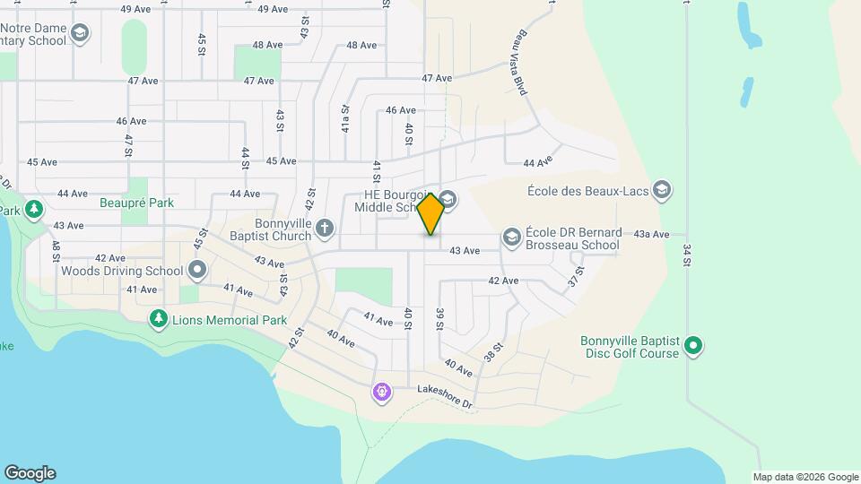 3903-3943 43 Ave Map and Location Details