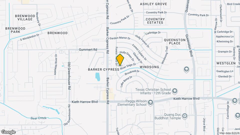 18150 River Sage Dr Map and Location Details