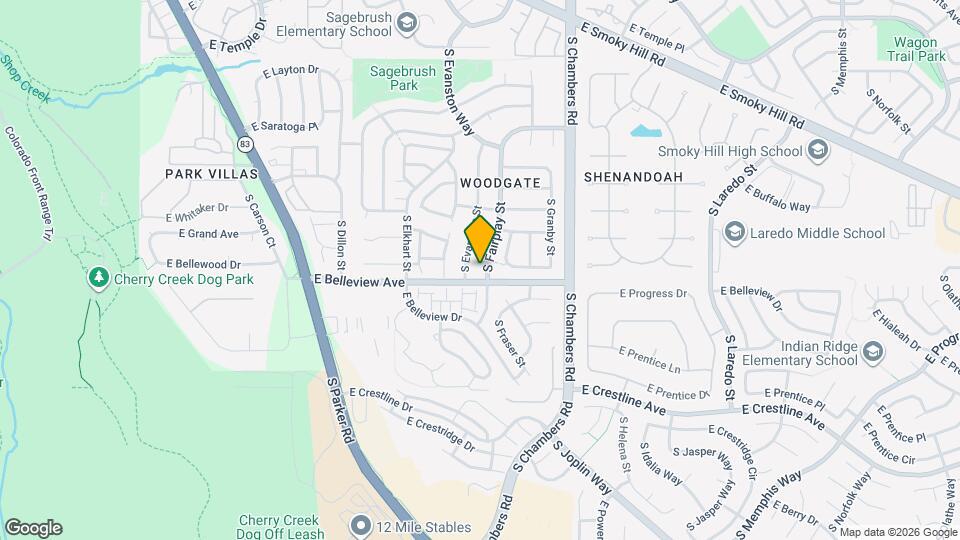 5097 S Fairplay St Map and Location Details