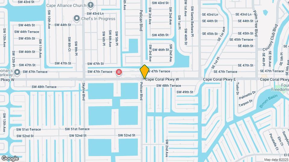 334 Cape Coral Pkwy W Map and Location Details