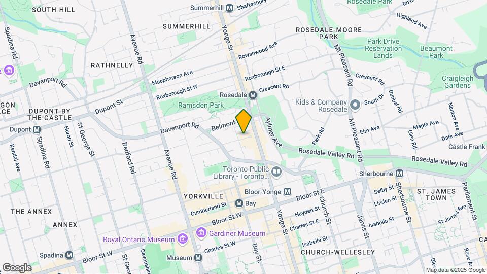 942-942 Yonge St Map and Location Details