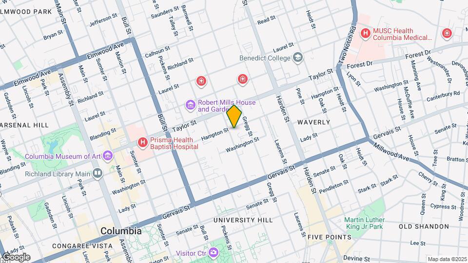 1804 Hampton St Map and Location Details