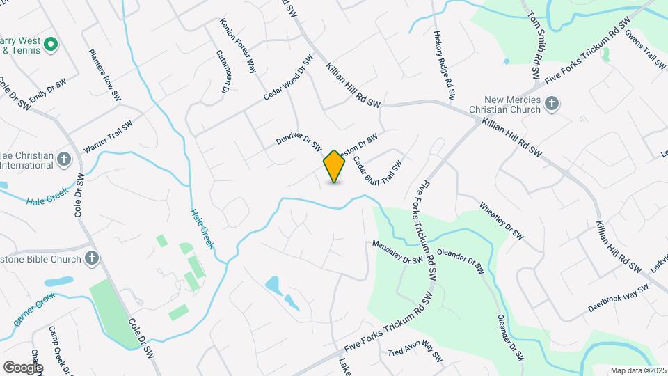 975 Cedar Crest Ct SW Map and Location Details