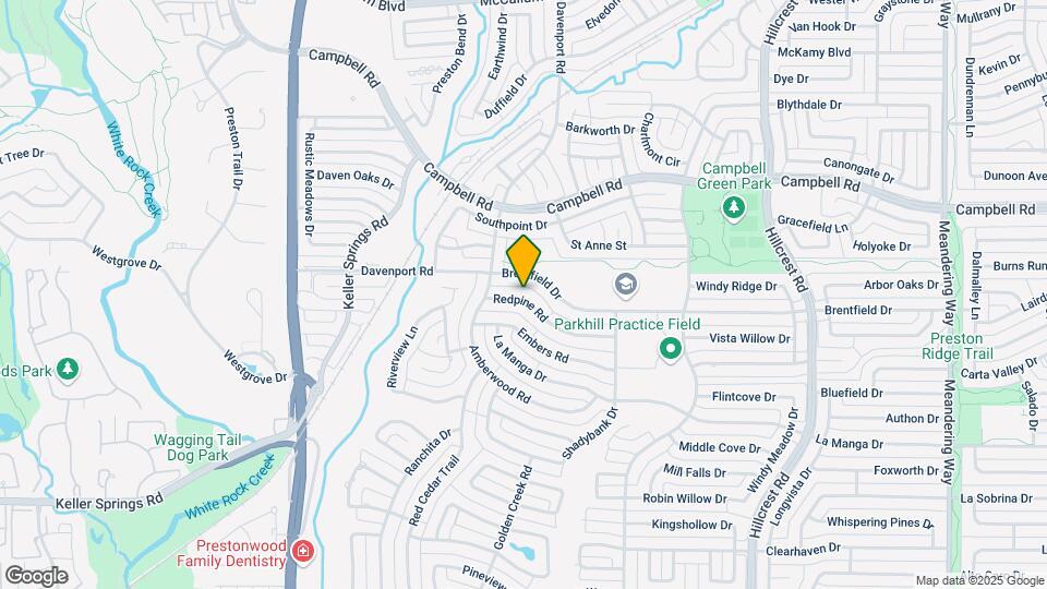 6423 Redpine Rd Map and Location Details