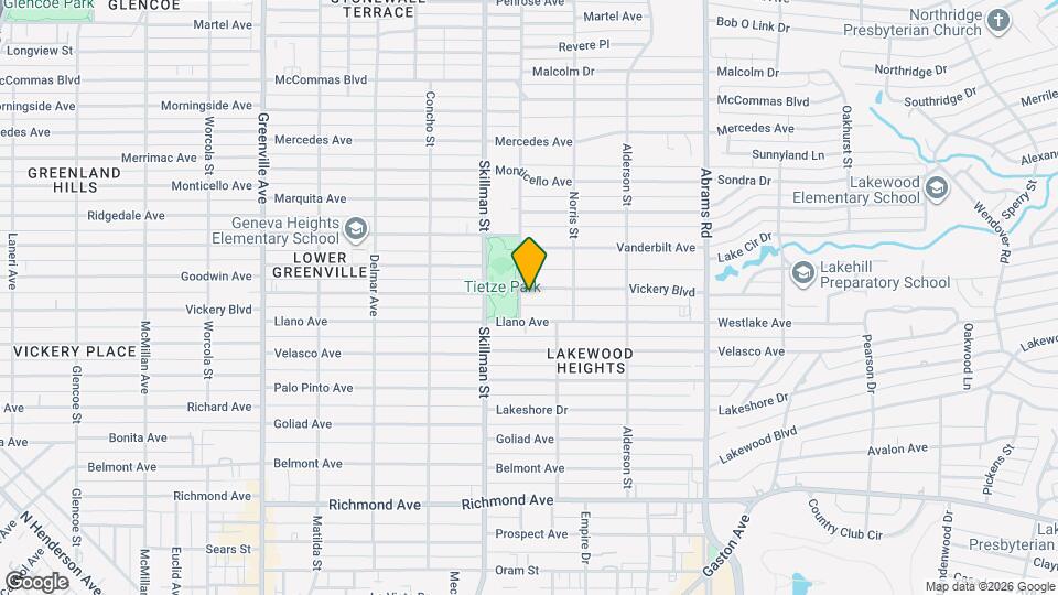 6138 Vickery Blvd, Unit Garage Apartment Map and Location Details