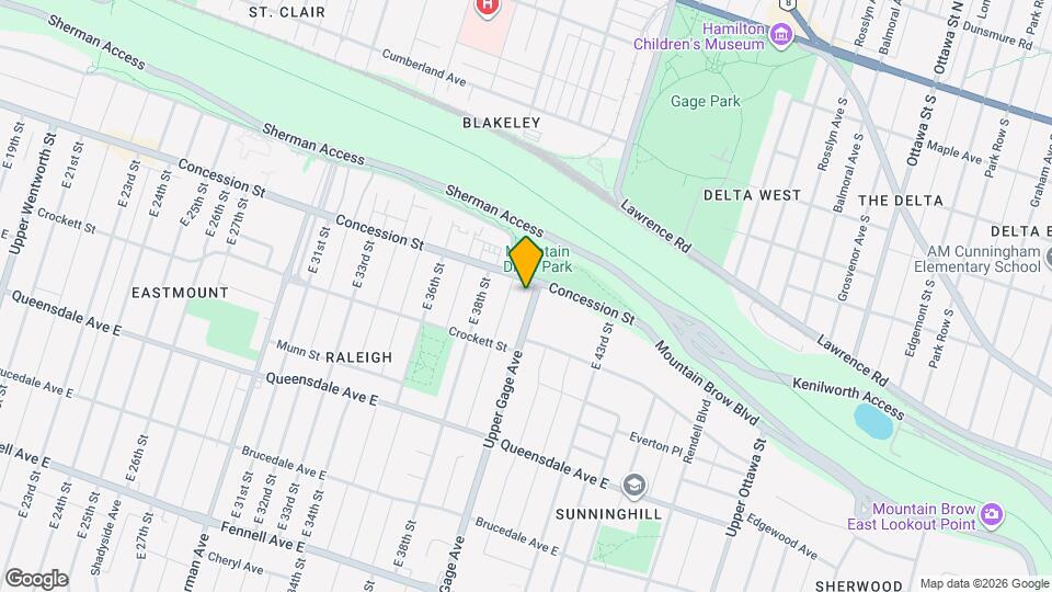 322 Upper Gage Ave Map and Location Details