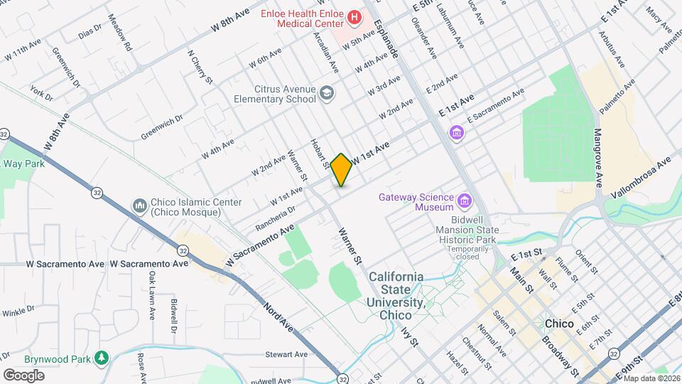 446 W Sacramento Ave Map and Location Details