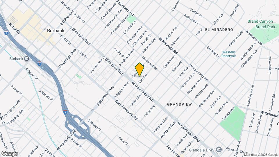 1117 Elm Ave Map and Location Details