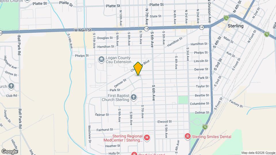 610 S 7th Ave Map and Location Details