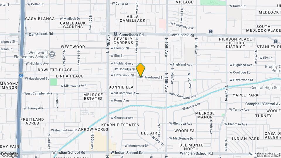 1657 W Hazelwood St Map and Location Details