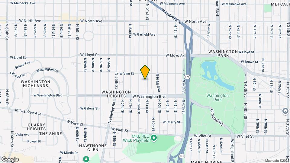 1809 N 51st St Mapa y Detalles de la Ubicación