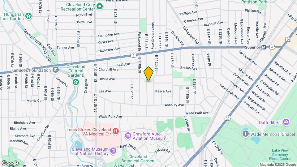 1411 E 111th St Map and Location Details