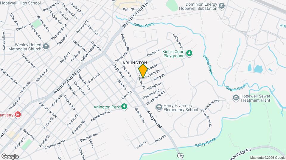 2412 Waverly St Map and Location Details