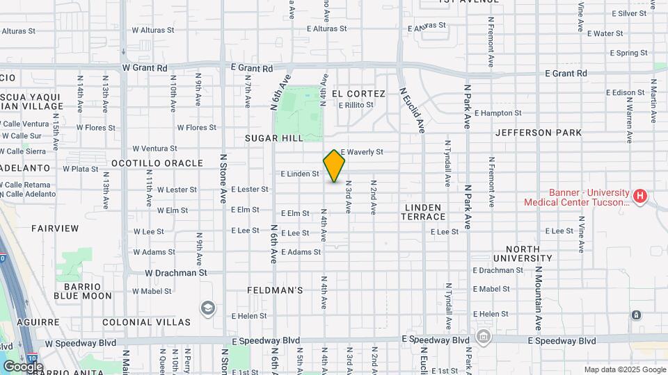 417 E Lester St Map and Location Details