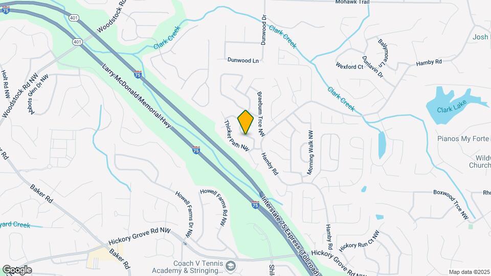 4925 Heards Forest Dr NW Map and Location Details