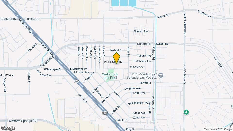 447 E Merlayne Dr Map and Location Details