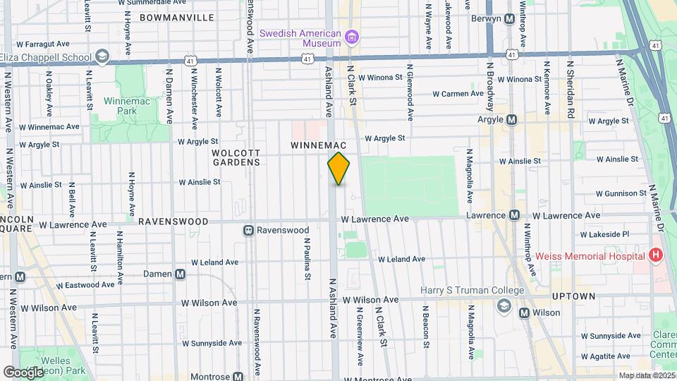 4843 N Ashland Ave Map and Location Details