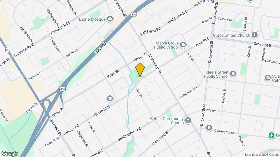 170 Grove St E Map and Location Details