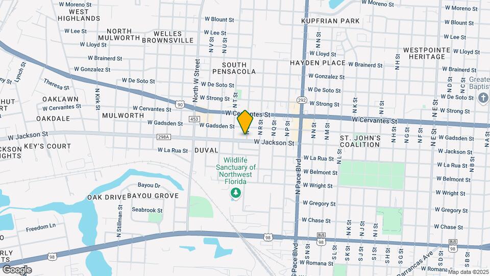 2500 W Jackson St Map and Location Details