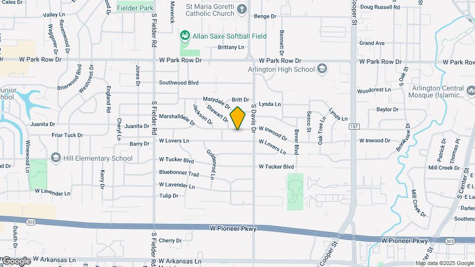 1212 Marshalldale Dr Map and Location Details