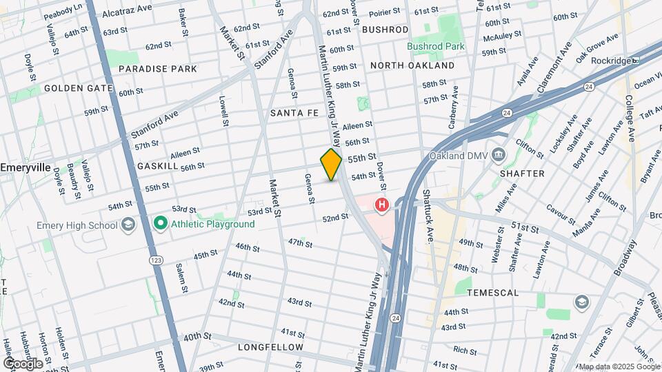 817 54th St Map and Location Details