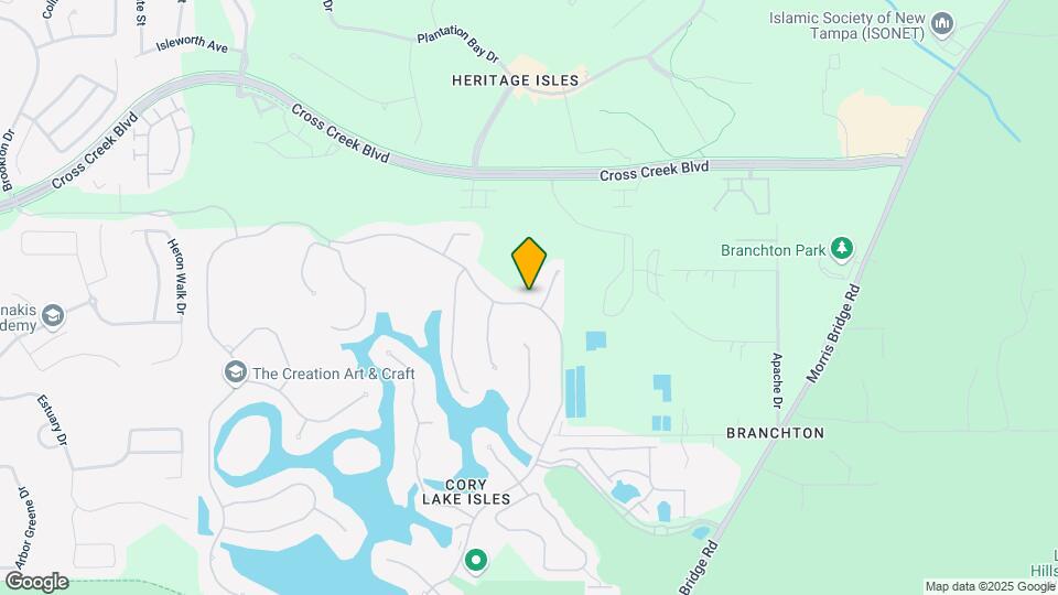10886 Cory Lake Dr Map and Location Details