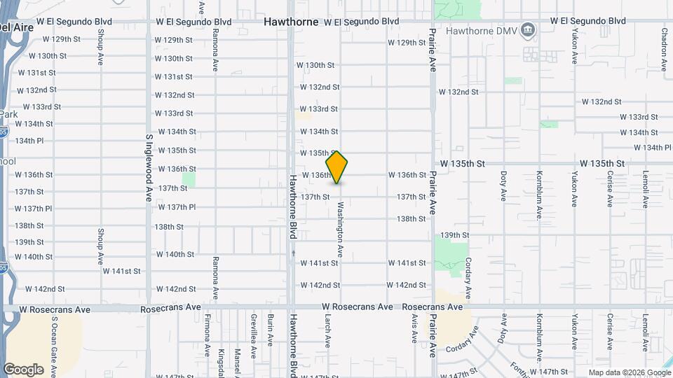 13637 Washington Ave Map and Location Details