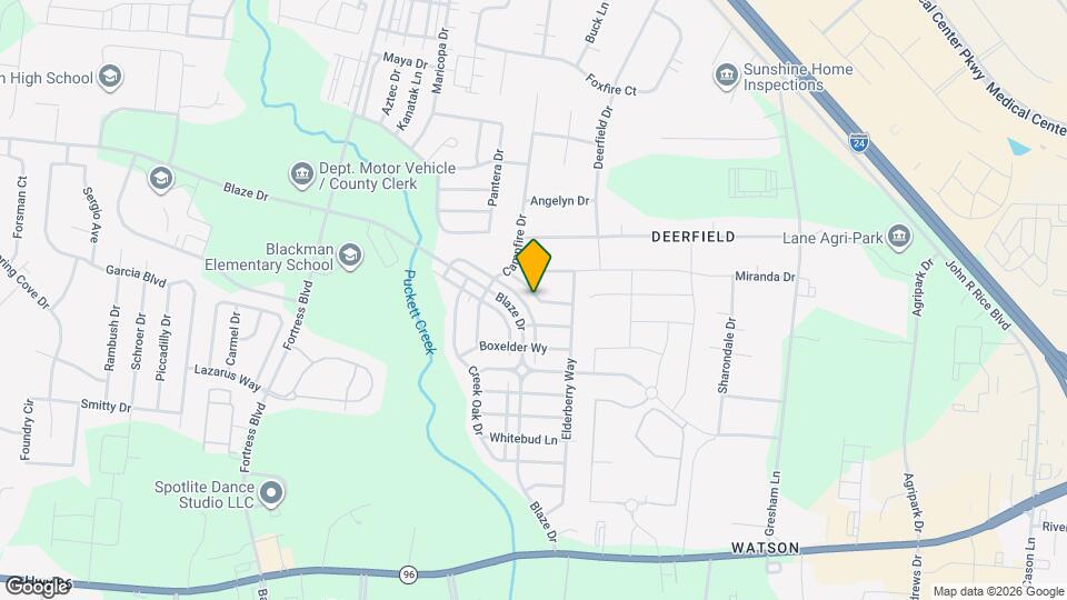 3437 Axelwood Dr Map and Location Details