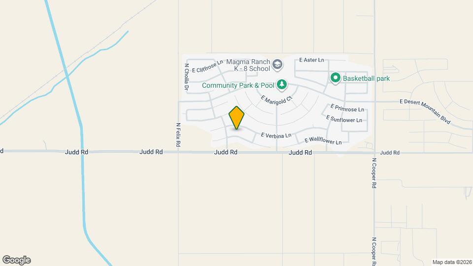 10648 E Wallflower Ln Map and Location Details