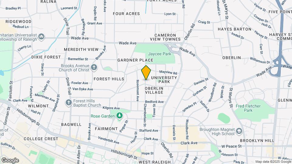 806 Chamberlain St Map and Location Details