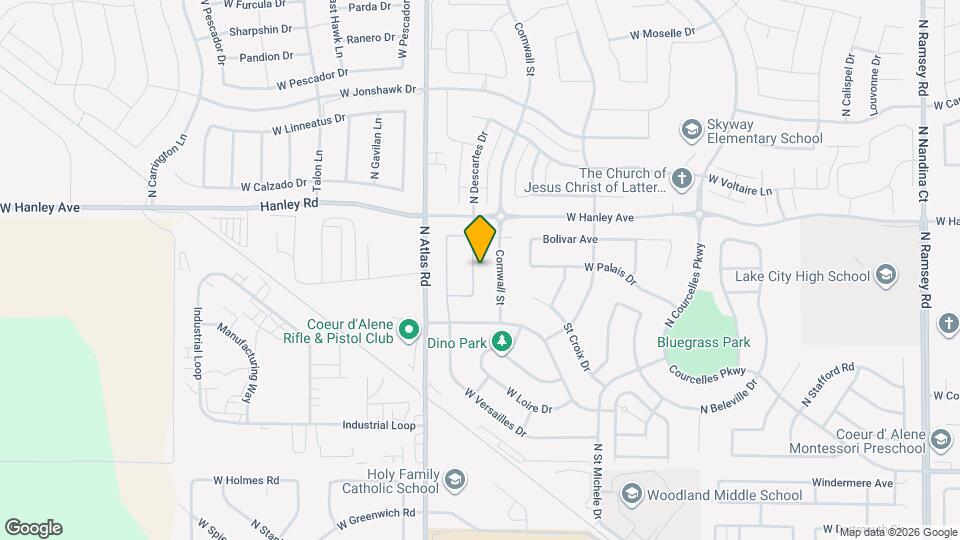 6312 N Descartes Dr Map and Location Details