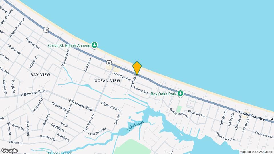 2003 E Ocean View Ave Mapa y Detalles de la Ubicación